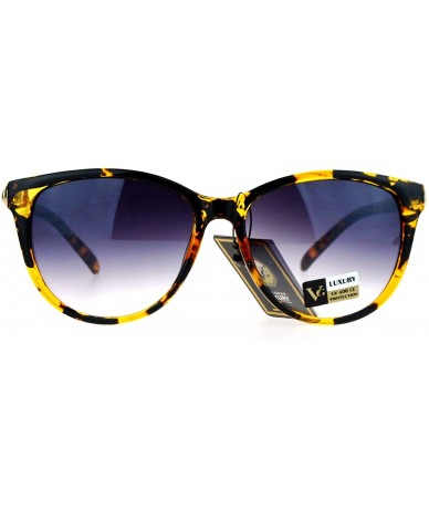 Butterfly VG Occhiali Womens Fashion Sunglasses Classic Designer Style Shades - Amber Tort (Smoke) - CN187NOS9DE $7.87