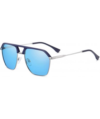 Square Polarized Sunglasses for Men Women Oversized Aviator Sun Glasses UV400 Protection Driving Fishing Sport Outdoor - CN19...