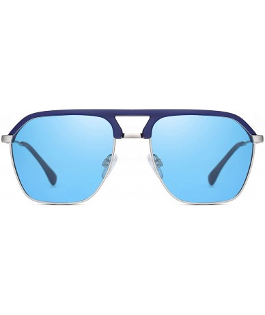 Square Polarized Sunglasses for Men Women Oversized Aviator Sun Glasses UV400 Protection Driving Fishing Sport Outdoor - CN19...