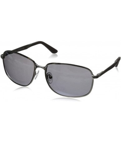 Rectangular HTG1013 C3 Polarized Rectangular Sunglasses - Shiny Silver - CW11OCMWLIN $38.56