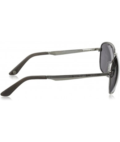 Rectangular HTG1013 C3 Polarized Rectangular Sunglasses - Shiny Silver - CW11OCMWLIN $38.56