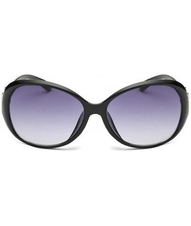 Oversized Vintage Round Sunglasses Women Fashion Brand Designer Classic Steam Punk Mirror Sun Glasses Female - Brown - C3198A...