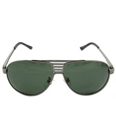 Oversized Polarized Men's Sunglasses Alloy Frame X-MEN Coool Sunglasses Lens 60mm - Grey/Green - CA12E0NTQQ3 $36.72