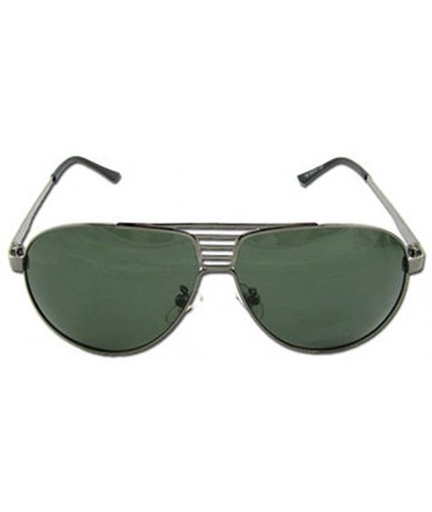 Oversized Polarized Men's Sunglasses Alloy Frame X-MEN Coool Sunglasses Lens 60mm - Grey/Green - CA12E0NTQQ3 $15.86