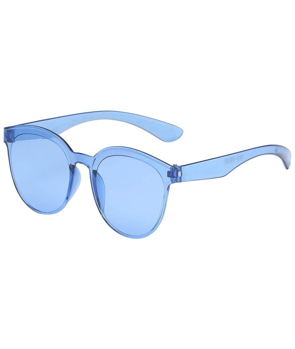 Aviator Classic Sunglasses Transparent Colorful - U - CG199OHL9HC $12.35