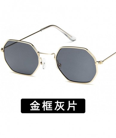 Square Fashion Ladies Retro Eye Classic Women Sunglasses Tinted Color Lens Small Square Frame Sun Glasses - 4 - CR198ZT7Y03 $...