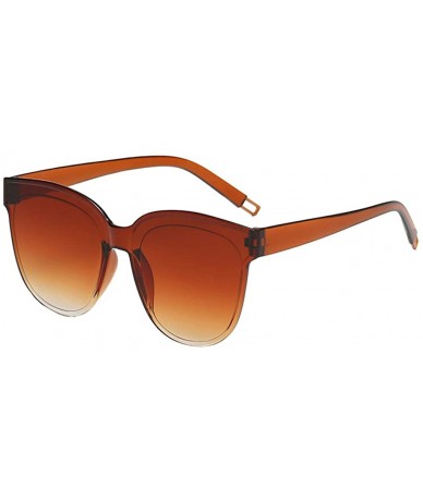 Semi-rimless Sunglasses-Unisex Fashion Jelly Sunglasses Sexy Retro Eyeglasses Lightweight Sun Glasses for Women Men - L - CL1...