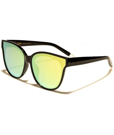 Cat Eye Tinted Cat-Eye Sunglasses - Green/Black - CN18DOEHLHZ $7.97
