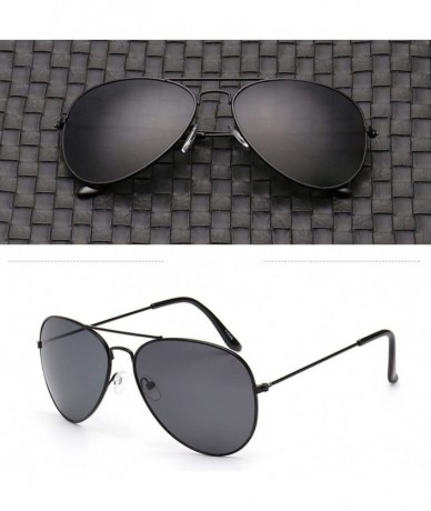 Sport Men's and Women's Sunglasses Classic Oversized Aviator - Multicolor D - C318TWALSN6 $8.19