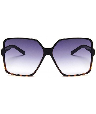 Square New Fashion Unisex Eyewear Casual Square Shape Big-frame Sunglasses Sunglasses - Type 2 - C6199XXIWGZ $16.63