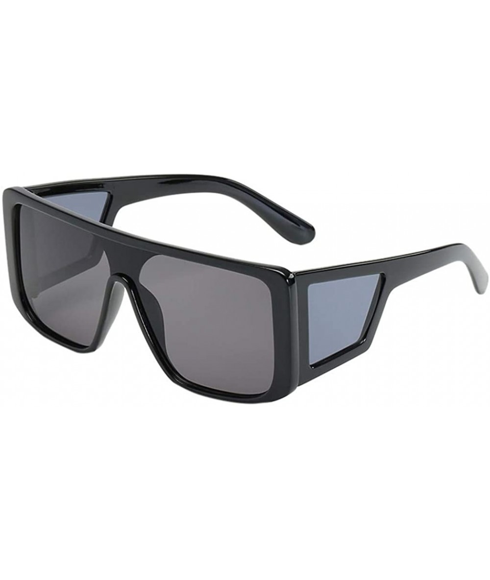 Square Vintage Sunglasses- Fashion Irregular Shape Glasses Retro Style Unisex - G - CK18RT7ASXG $10.25