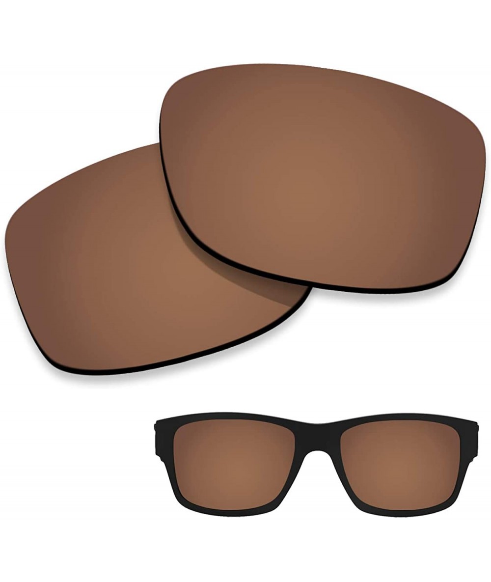 Wayfarer Polarized Lenses Replacement Jupiter Squared 100% UV Protection-Variety Colors - Brown - CI18WQOO62I $9.21
