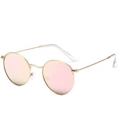 Square Blenders Sunglasses Polarized Sunglasses Blenders Eyewear Sunglasses Women JH9004 - Pink Metal Frame - C218LL6UC5D $8.62