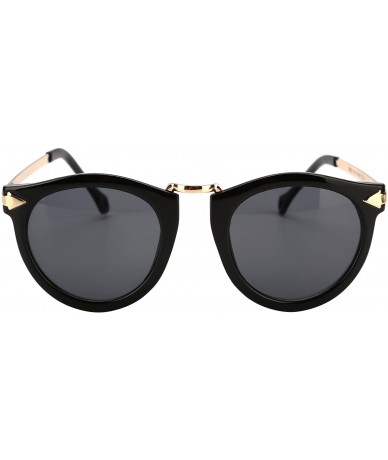 Wayfarer Women's Vintage Arrow Style Designer Polarized Sunglasses LSPZ8888 - Black - C912NT4N2ZC $29.19
