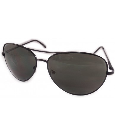 Aviator SPT Aviator Sunglasses - Black - CP127O4F6IR $12.58