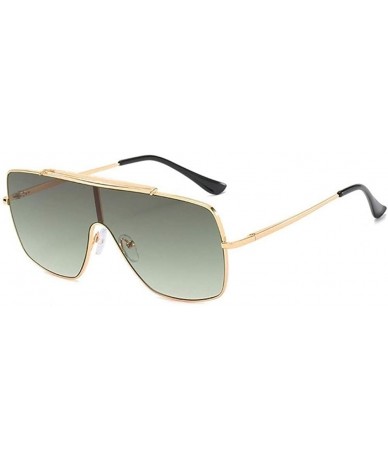 Oversized One Piece Oversized Sunglasses for Men and Women Driving Eyewear Shades UV400 - Black Black - CC1908G2HSR $25.73