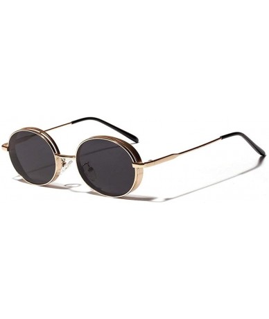 Oval Nearsighted sunglasses Myopic Polarized Sunglasses Brand Designer Small frame Oval glasses - CD18SL2LIAZ $27.09