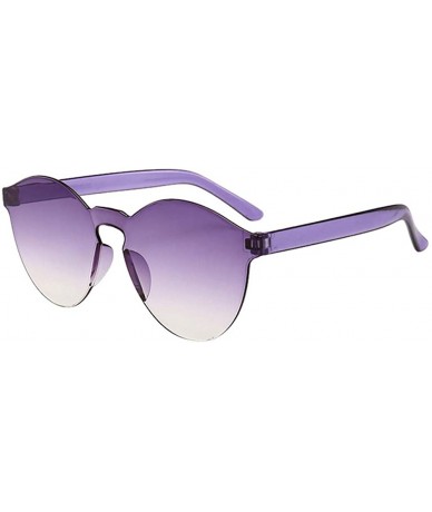 Goggle Sunglasses for Women Men - JOYFEEL Retro Clear Lens Frameless Eyewear Lightweight Summer Fashion Outdoor Glasses - CN1...