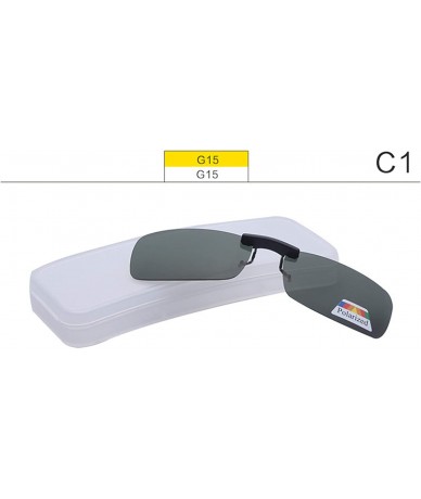 Goggle Unisex Polarized Clip Sunglasses Near-Sighted Driving Night Vision Lens Anti-UVA Anti-UVB Cycling Riding - 2 - CC19854...