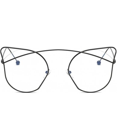 Goggle Women Unisex Fashion Cat Eyes Sunglasses New Shades Acetate Frame UV Glasses Sunglasses - B - CN18SX6TCRA $11.59
