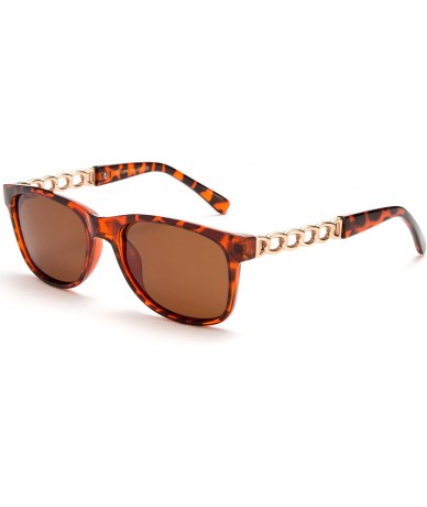 Cat Eye Unisex Lenses Cat Eye Womens Fashion Sunglasses - Tortoise - C711Q42L3JH $14.28