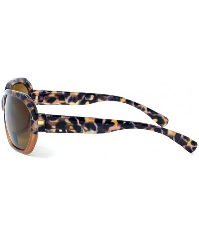 Oversized 644SB Designer Bi-Focal Reading Sunglasses - Caramel - CD11HIP0LPB $13.13