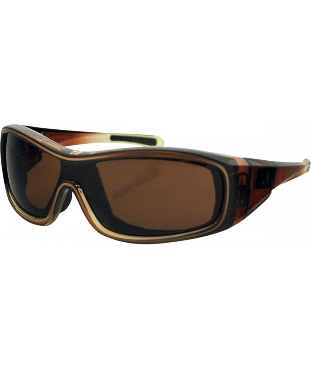 Wrap Zoe Convertible Sunglasses-Brown/Brown - CU110YJU6XZ $108.02