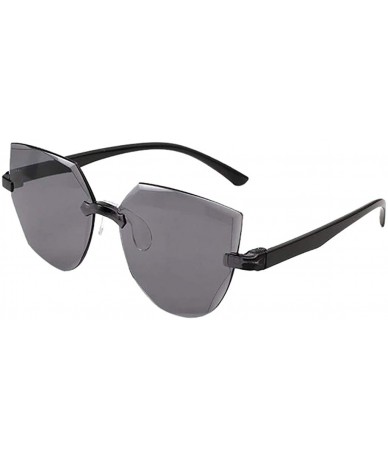 Oversized Fashion Heart Rimless Sunglasses - Z-1 - CQ1908QG2SO $18.66