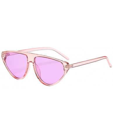 Semi-rimless Fashion Polarized Sunglasses - REYO Vintage Retro Unisex Irregular Shape Sunglasses Eyewear For Men/Women - A - ...