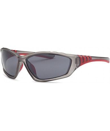 Sport Women's Sport Frame Sunglasses Black/Red - CT1833X8CQY $28.90