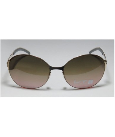 Oversized 7266l Womens/Ladies Round Full-rim Polarized Lenses Flexible Hinges Sunglasses/Eyewear - Gold / Gray - C211Z11JIXZ ...