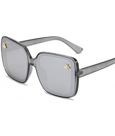 Oversized Oversized Sunglasses Gradient Glasses Sunglasseselegant - Gray - CS197CIHAMU $22.34