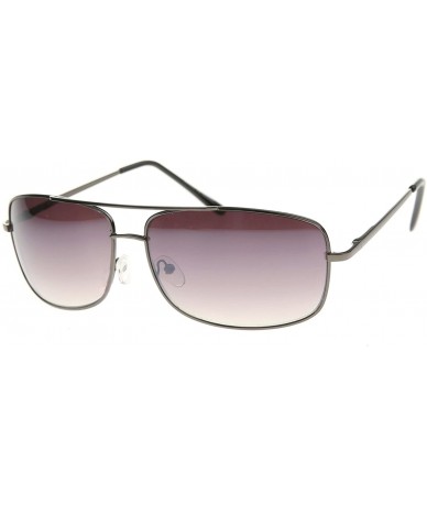 Aviator Retro Fashion Flat Top Rectangular Aviator Sunglasses (SET OF 4) - CB1874W255D $21.58