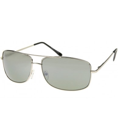 Aviator Retro Fashion Flat Top Rectangular Aviator Sunglasses (SET OF 4) - CB1874W255D $21.58