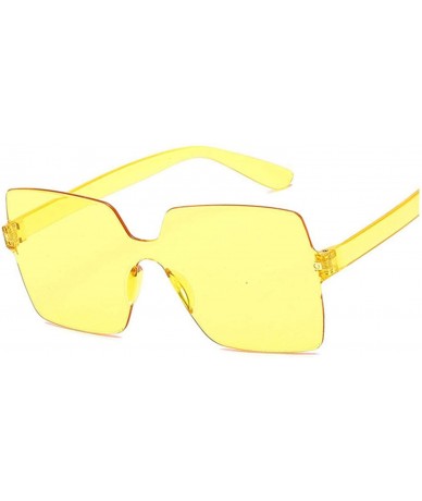 Square Fashion Sunglasses Women Ladies Red Yellow Square Sun Glasses FeDriving Shades UV400 Oculos De Sol Feminino - CL198AHC...