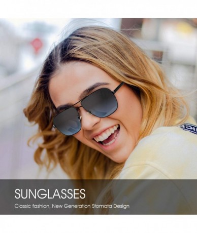 Oversized Sunglasses Unisex Driving Glasses Ultra Light Unbreakable Rectangular Frame UVProtection Resin Lens - CO18WUQZ4ZW $...