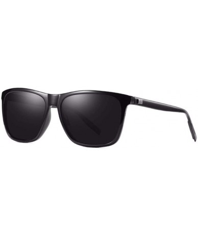 Aviator Aluminum Magnesium Sunglasses Polarizing Sunglasses Men's Riding Eyeglasses Brilliant Sunglasses Women - A - CK18QCC7...