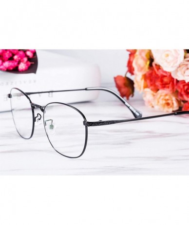 Rectangular Anti Blu ray Presbyopia Glasses Radiation - Black - C218M3T4SAU $56.43