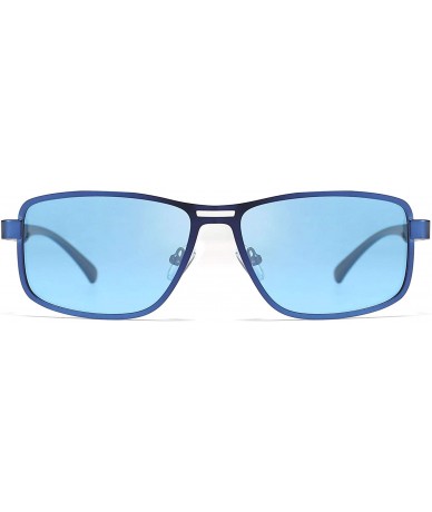 Oversized Polarized Sunglasses for Men Lightweight TR90 Frame UV400 Protection Square Sun Glasses - Black - C618AEIM4KC $27.22