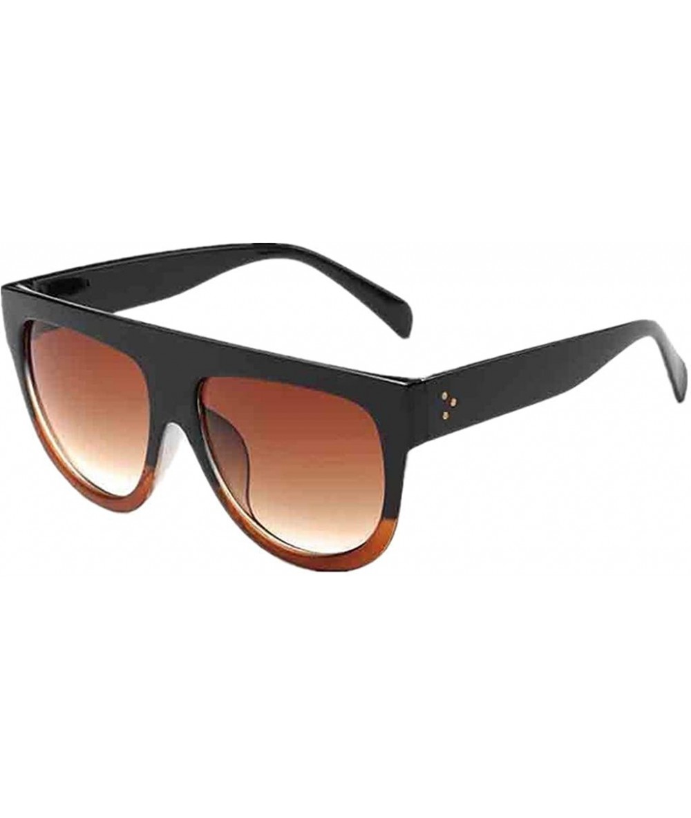 Oversized Sunglasses for Men Women Vintage Sunglasses Gradient Color Sunglasses Retro Oversized Glasses Eyewear - G - CU18QN4...