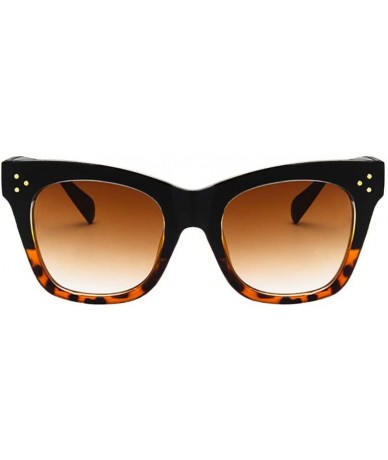 Oversized Oversized Sunglasses for Women Sports Eyewear Shades Sun Glasses UV Pretection - Coffee - CN18X5DSOYU $15.58
