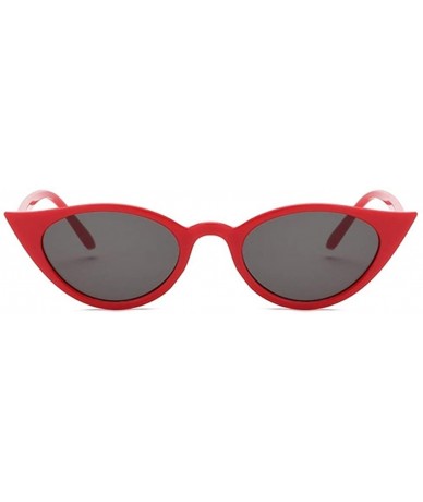 Oval Cateye Women Sunglasses Classic Retro Vintage Oval Sunglasses For Women Eeywear UV400 - Brown - CU1998YY4H0 $12.59