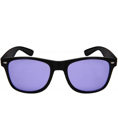 Wayfarer Wholesale 80's Retro Style Horned Rim Sunglasses Unisex Spring Hinge -12 Pack - N5401as-cr 12 Pack Mixed Colors - C6...