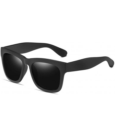 Rectangular Polarized Sunglasses for Men and Women Semi-Rimless Frame Driving Sun Glasses 100% UV Blocking - F - C3197TZNLEZ ...