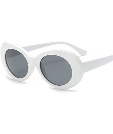 Round Vintage Sunglasses Driving Outdoor - Blackred - CR197TXUKIM $20.32
