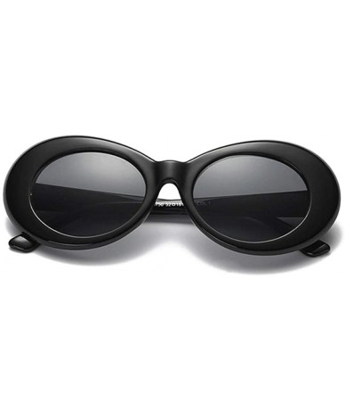 Round Vintage Sunglasses Driving Outdoor - Blackred - CR197TXUKIM $20.32