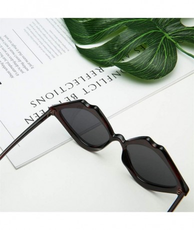 Butterfly Women's Fashion Jelly Sunshade Sunglasses Integrated Candy Color Glasses - Black - C618UK40IQ9 $13.52