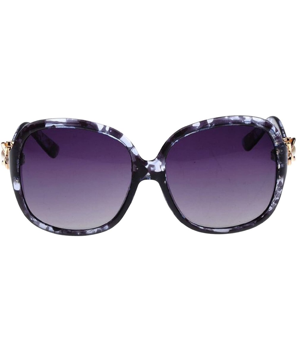 Sport 2015 New Style Ms Polarizer Authentic Gradient Polarized Sunglasses - Blue Flowers - CV11ZJYBT3B $18.92
