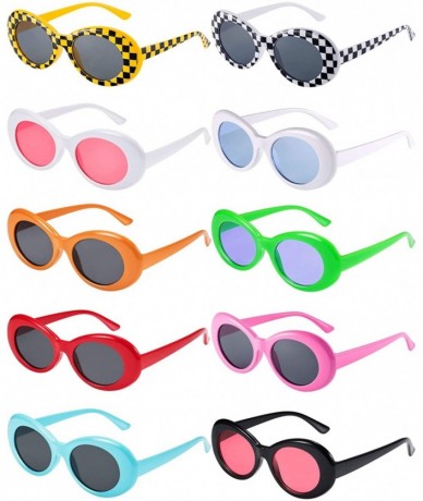 Oval Pairs Goggles Sunglasses Colors - CA18ITZDUN2 $14.27