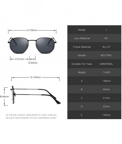 Square 2019 Metal Classic Vintage Women Sunglasses Luxury Glasses Female Driving Eyewear Oculos De Sol Masculino - CD199CGDIO...